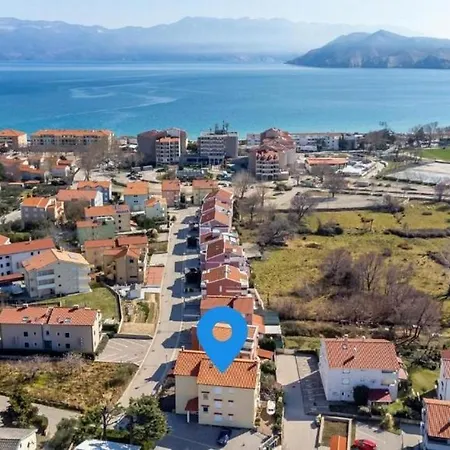 Apartment With Parking Space Baska, Krk - 22418 *